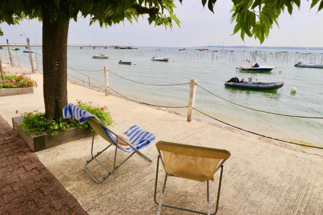 Comfortable, Renovated Studio In Top Cap Ferret Location, 1St Line With Bay View Lège-Cap-Ferret Eksteriør billede